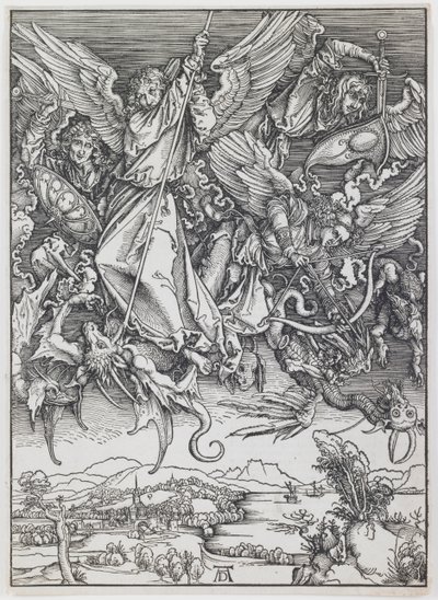 San Michele che combatte il drago, dalla serie “L