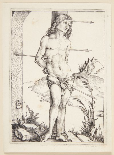 San Sebastiano alla colonna da Albrecht Dürer