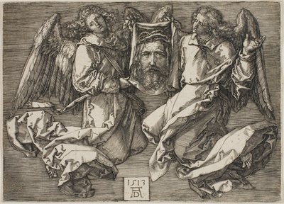 Sudario mostrato da due angeli da Albrecht Dürer