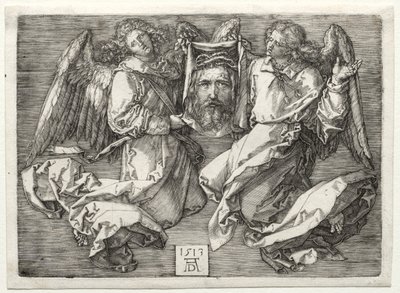 Sudario mostrato da due angeli da Albrecht Dürer