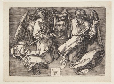 Sudario mostrato da due angeli da Albrecht Dürer