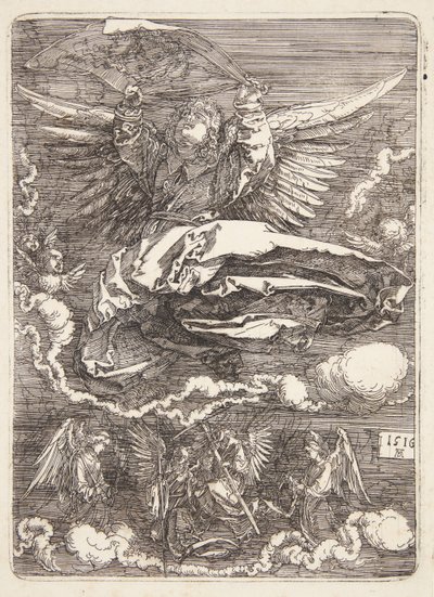 Sudario steso da un angelo da Albrecht Dürer