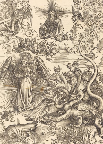 La donna apocalittica, 1498 da Albrecht Dürer