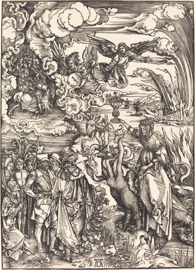 La prostituta babilonese da Albrecht Dürer