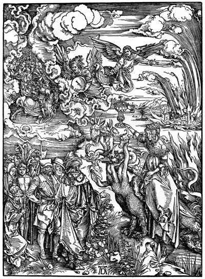 La Prostituta Babilonese, 1498, 1936 da Albrecht Dürer