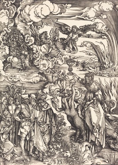 La prostituta babilonese da Albrecht Dürer