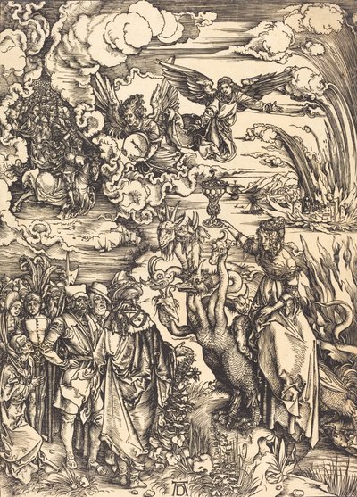 La prostituta babilonese, probabilmente c. 1496-1498 da Albrecht Dürer