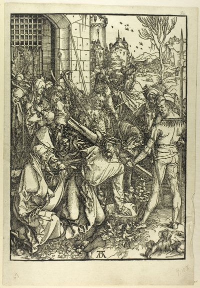 Il trasporto della croce, dalla Grande Passione da Albrecht Dürer
