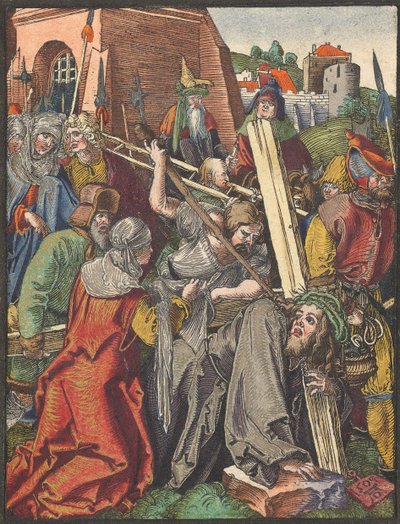 Il Trasporto della Croce, dalla Piccola Passione su Legno da Albrecht Dürer