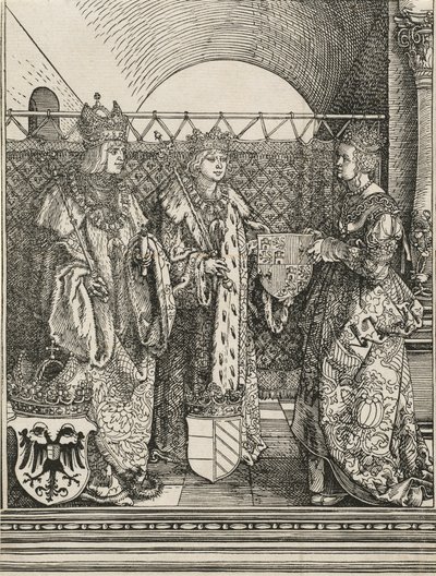 Il fidanzamento di Filippo il Bello con Giovanna di Castiglia, 1515 da Albrecht Dürer