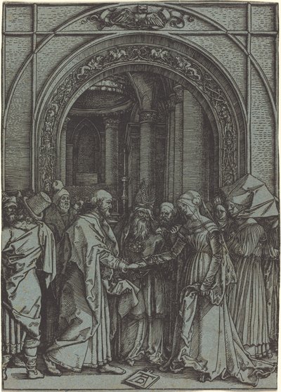 Il fidanzamento della Vergine da Albrecht Dürer
