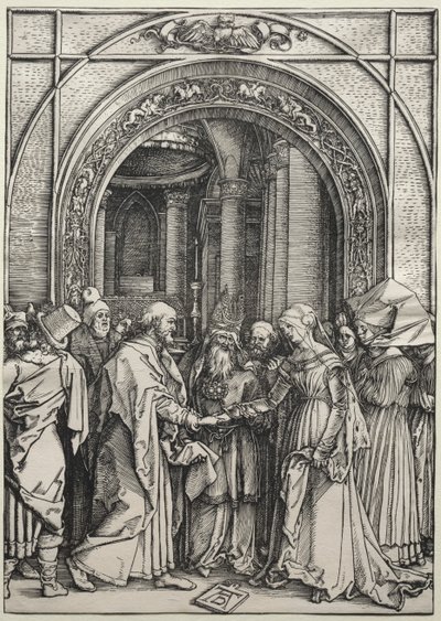 Il fidanzamento della Vergine da Albrecht Dürer