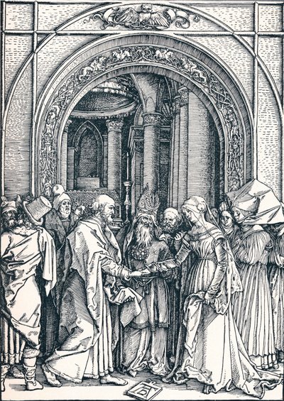 Il fidanzamento della Vergine, 1506 1906 da Albrecht Dürer