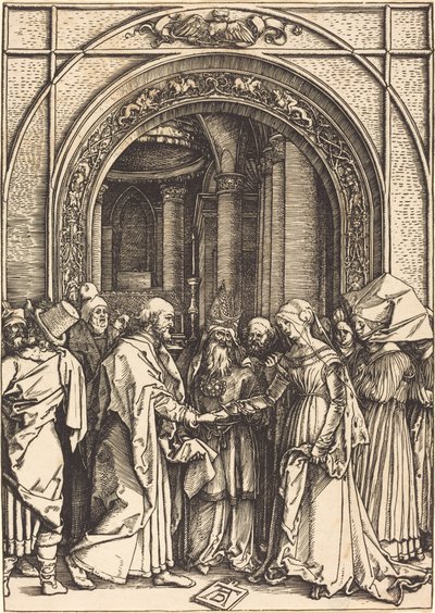 Il fidanzamento della Vergine, c. 1504 da Albrecht Dürer