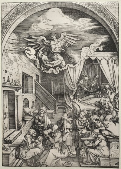 La nascita della Vergine da Albrecht Dürer