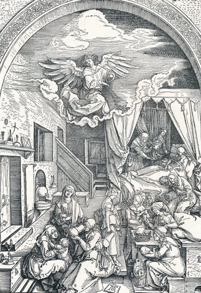 La Nascita della Vergine Maria da Albrecht Dürer
