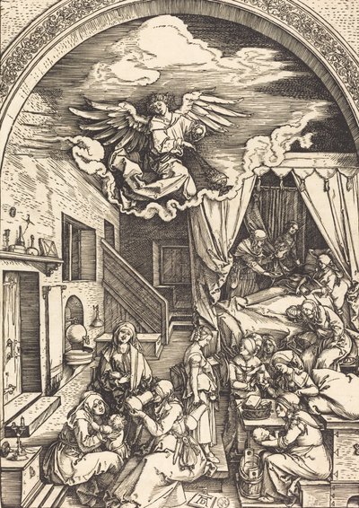 La nascita della Vergine, c. 1503-1504 da Albrecht Dürer