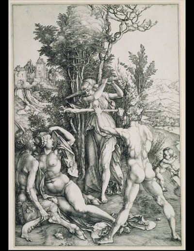 Il combattimento della virtù e del piacere alla presenza di Ercole da Albrecht Dürer