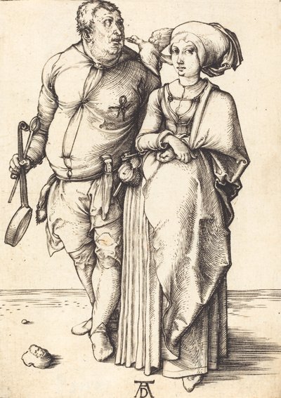 Il cuoco e sua moglie da Albrecht Dürer