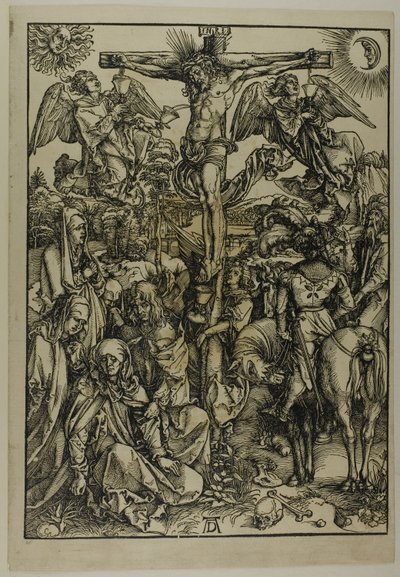 La crocifissione, dalla Grande Passione da Albrecht Dürer