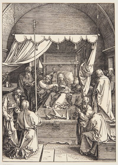 La Morte della Vergine da Albrecht Dürer
