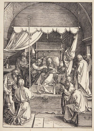 La morte della Vergine da Albrecht Dürer