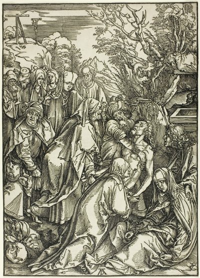 La deposizione di Cristo, dalla Grande Passione da Albrecht Dürer