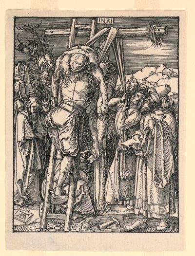 La discesa dalla croce (La deposizione), dalla serie La piccola passione da Albrecht Dürer