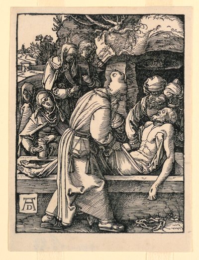 La sepoltura, dalla serie La Piccola Passione da Albrecht Dürer