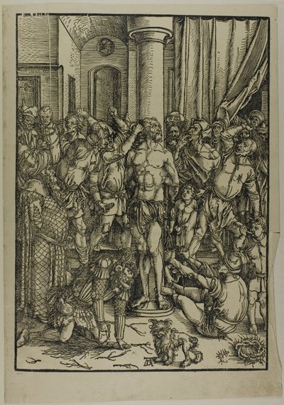 La Flagellazione, dalla Grande Passione da Albrecht Dürer