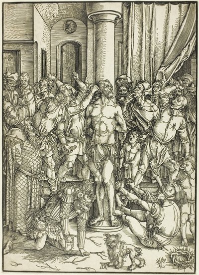La Flagellazione, dalla Grande Passione da Albrecht Dürer