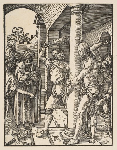 La Flagellazione, dalla Piccola Passione da Albrecht Dürer