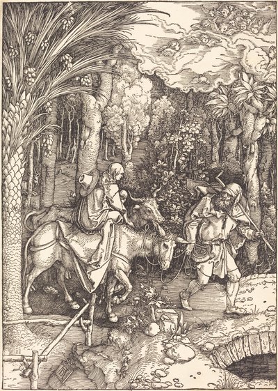 La Fuga in Egitto da Albrecht Dürer