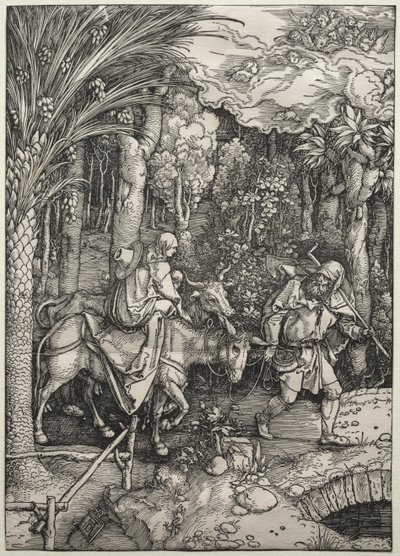 La fuga in Egitto, c. 1503-1505 da Albrecht Dürer