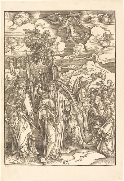 I quattro angeli che tengono i venti da Albrecht Dürer