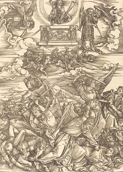 I quattro angeli vendicatori, 1498 da Albrecht Dürer