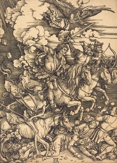 I quattro cavalieri, probabilmente c. 1496-1498 da Albrecht Dürer