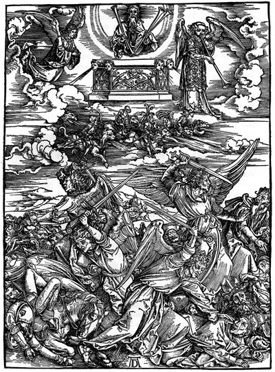 I quattro angeli vendicatori da Albrecht Dürer