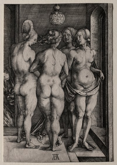 Le quattro streghe, quattro donne nude, 1497 da Albrecht Dürer