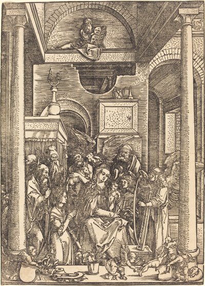 La glorificazione della Vergine da Albrecht Dürer