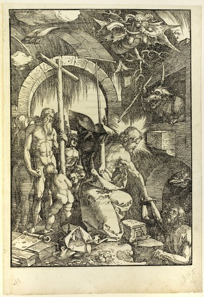La discesa agli inferi, dalla Grande Passione da Albrecht Dürer