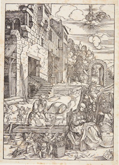 La Sacra Famiglia in Egitto da Albrecht Dürer