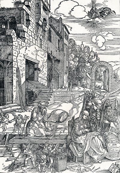 La Sacra Famiglia in Egitto, c1501-1502, 1906 da Albrecht Dürer