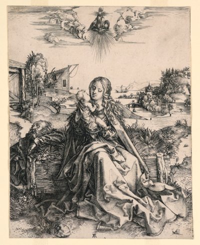 La Sacra Famiglia con farfalla da Albrecht Dürer