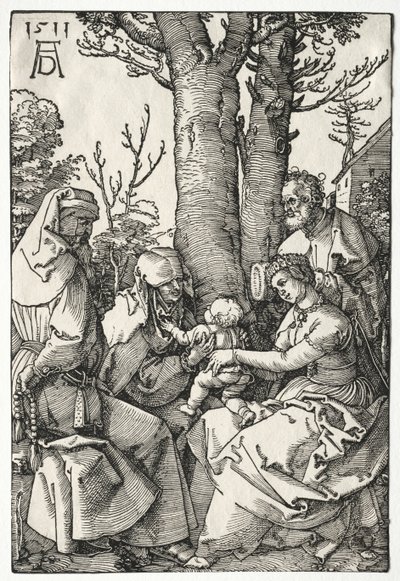 La Sacra Famiglia con Gioacchino e Anna da Albrecht Dürer