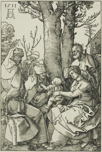 La Sacra Famiglia con Gioacchino e Sant