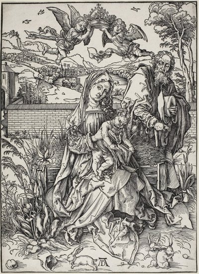 La Sacra Famiglia con Tre Lepri da Albrecht Dürer