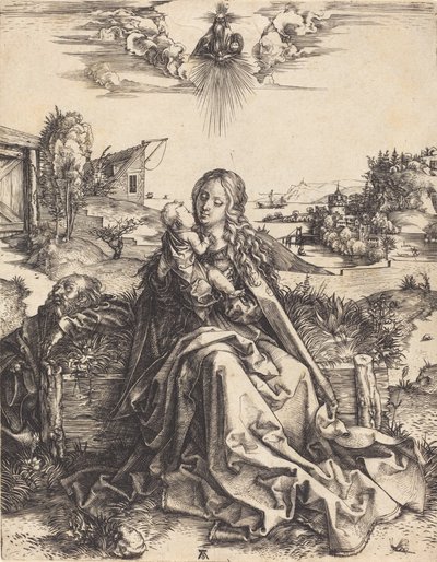 La Sacra Famiglia con la mosca di maggio, 1495-1496 da Albrecht Dürer