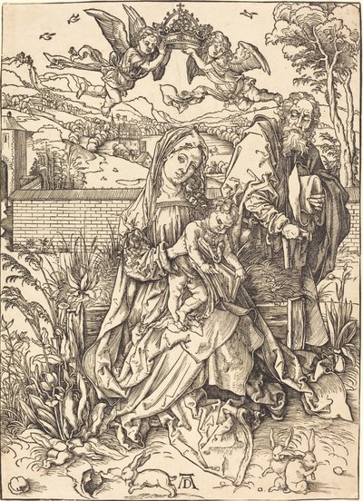 La Sacra Famiglia con le Tre Lepri da Albrecht Dürer