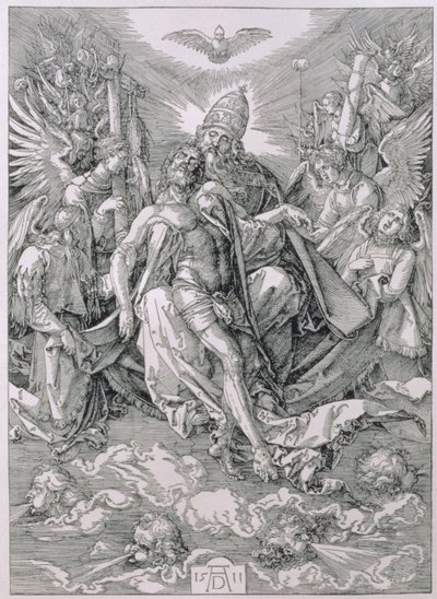 La Santissima Trinità, pub. 1511 da Albrecht Dürer